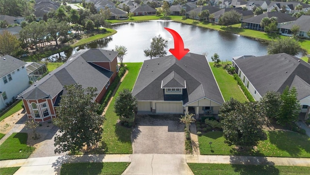 309 Chesham St, Ormond Beach, FL 32174 - aerial view of residential area featuring a large body of water