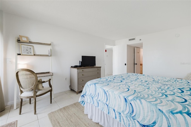 view of tiled bedroom