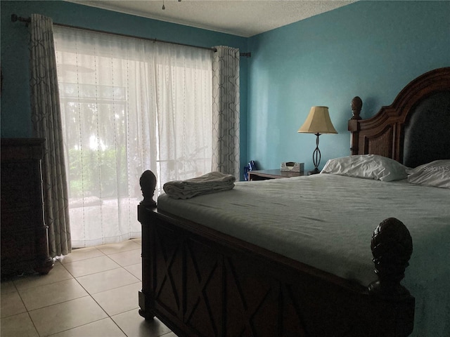 view of tiled bedroom