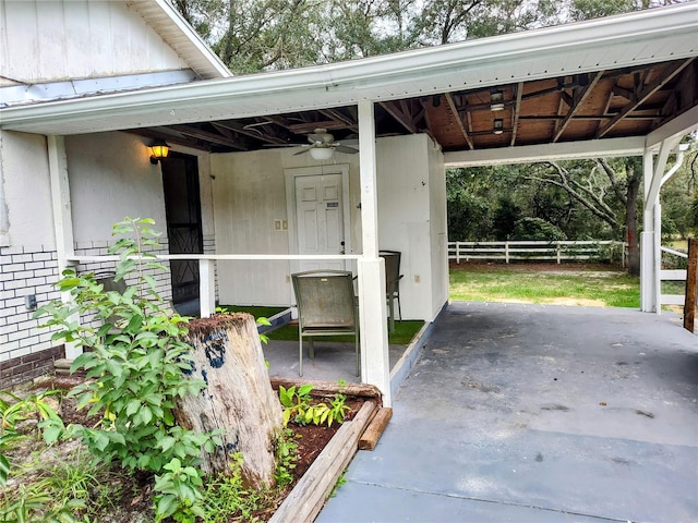 view of patio