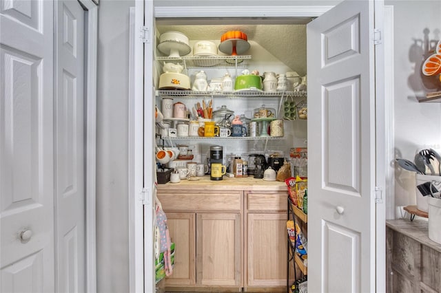 view of pantry