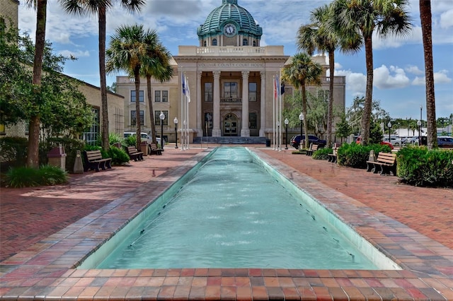 view of pool