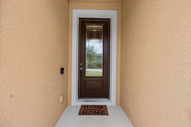 view of property entrance