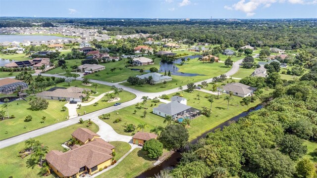 929 Hialeah St, Rockledge, FL 32955 - birds eye view of property featuring a residential view and a water view