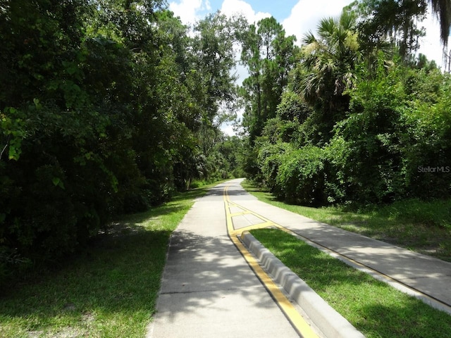 view of road