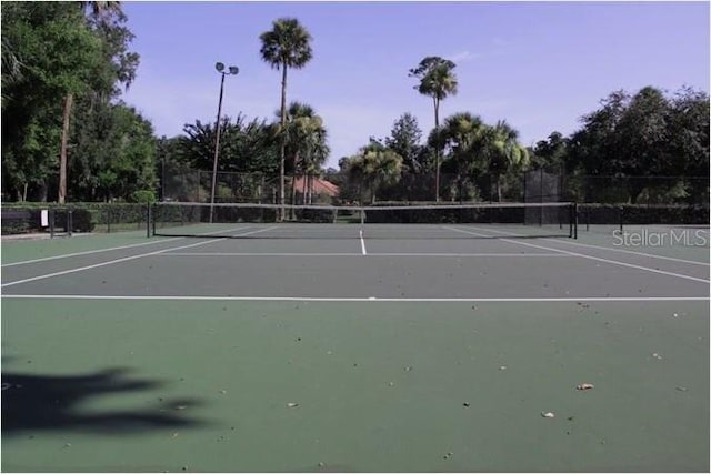 view of sport court