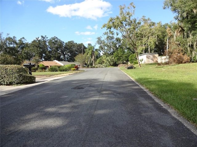 view of road