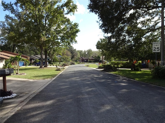 view of road