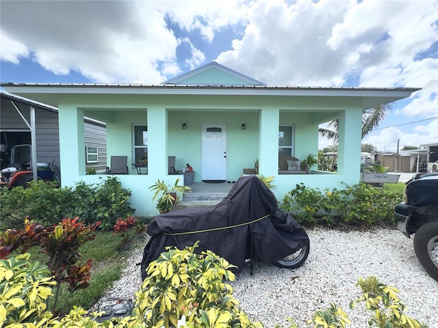 view of bungalow-style house