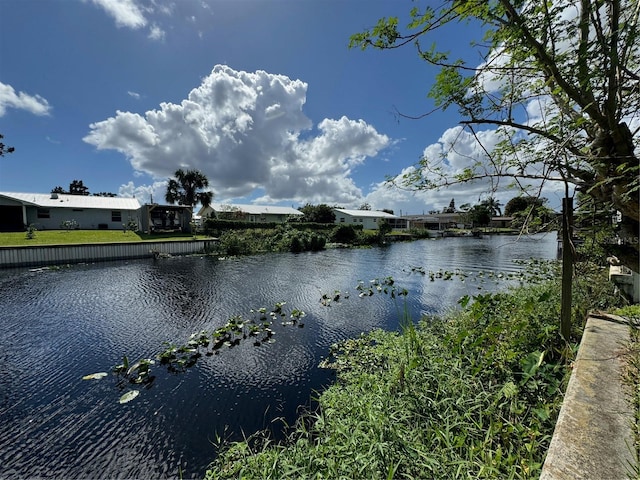 view of water feature