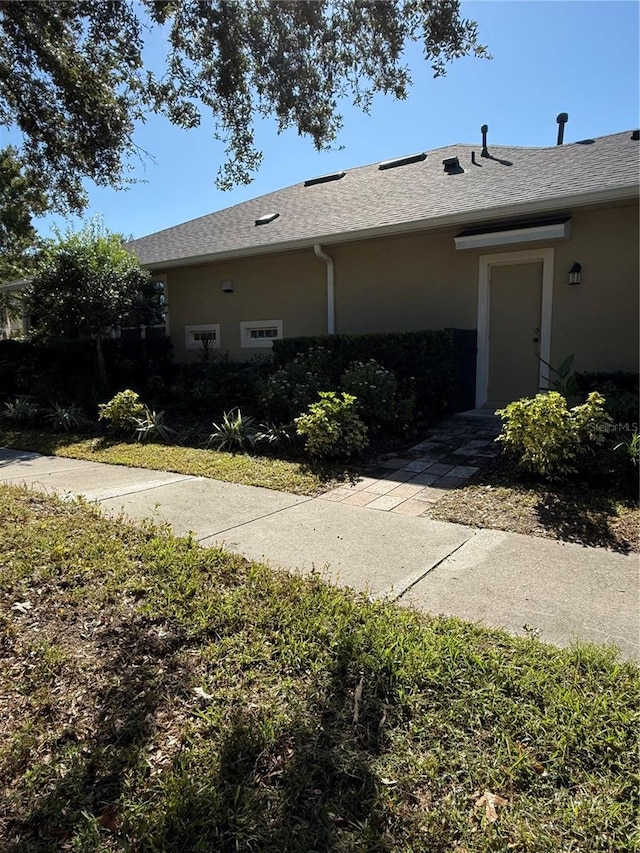 view of side of property