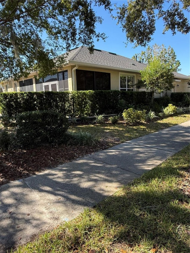 view of side of property