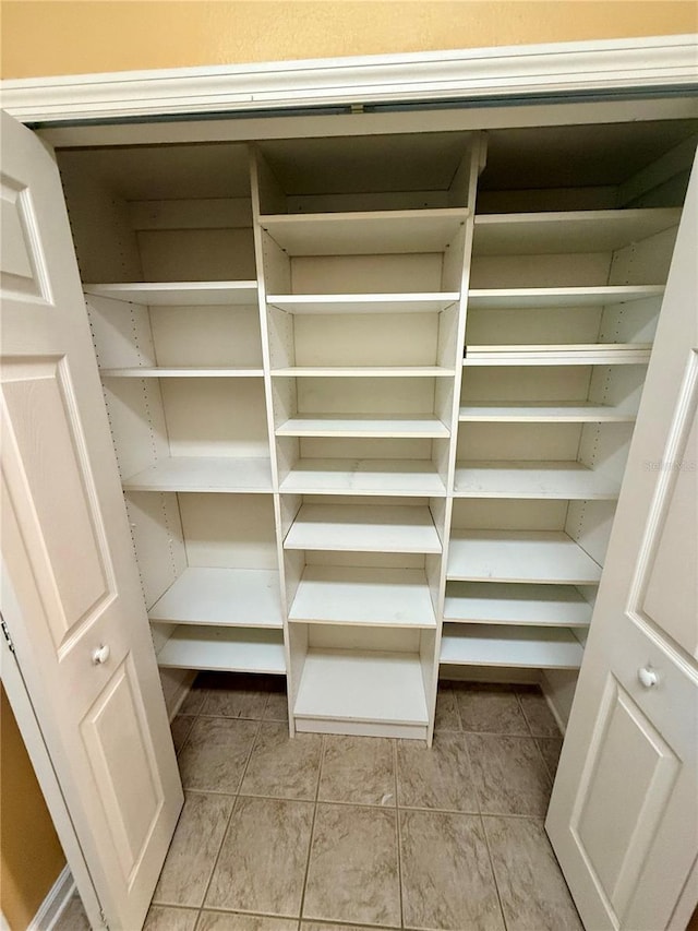 view of closet