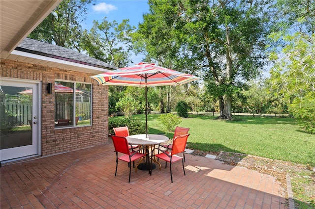 view of patio