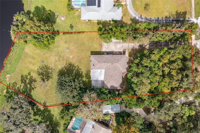 660 Saxon Blvd, Deltona, FL 32725 - aerial overview of property's location featuring property parcel outlined