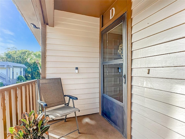600 N Boundary Ave Unit 106D, Deland, FL 32720 - property entrance featuring a balcony