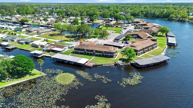 1640 Juno Trl Unit 205A, Astor, FL 32102 - aerial view of a nearby body of water and a forest