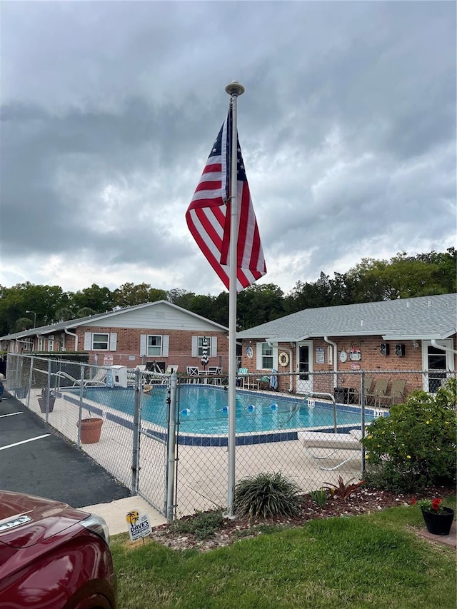 view of pool