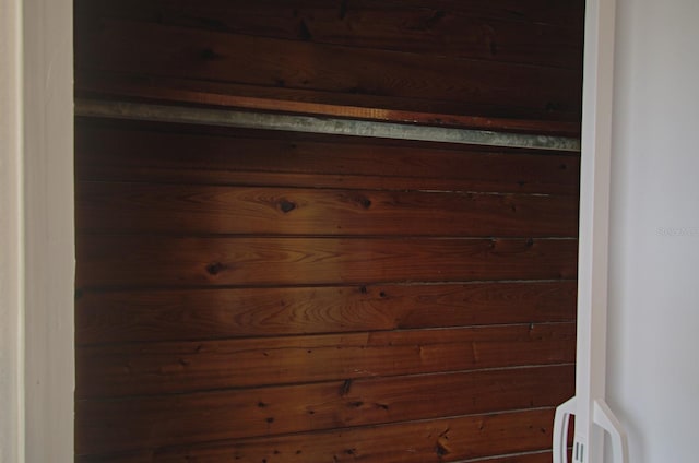 interior details with wood walls