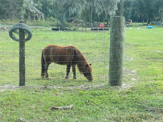 view of home's community featuring a lawn