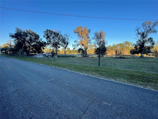 view of road