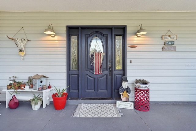 view of property entrance