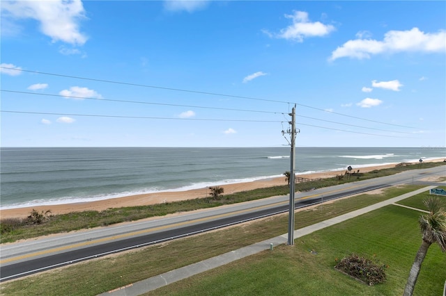 water view with a beach view