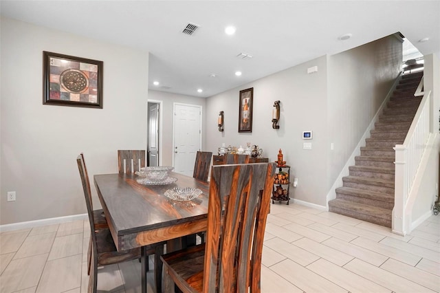 view of dining room