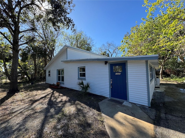 view of front of home