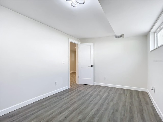 interior space featuring hardwood / wood-style flooring