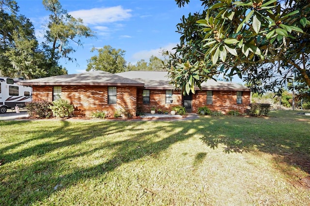 1195 Glen Royal Ter, Deland, FL 32720 - single story home featuring a front yard and brick siding