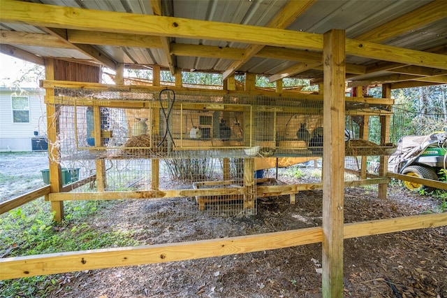 exterior space featuring an outbuilding