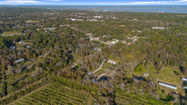 drone / aerial view featuring a rural view