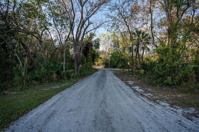 view of road