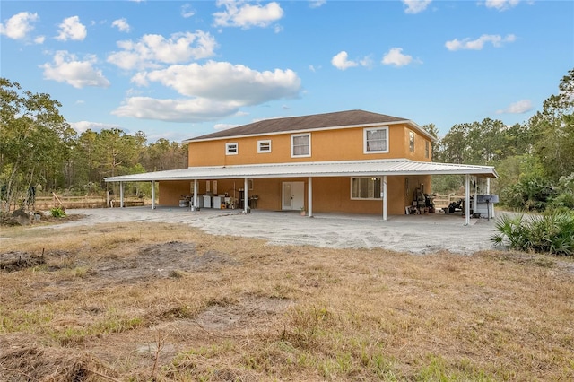 view of back of property