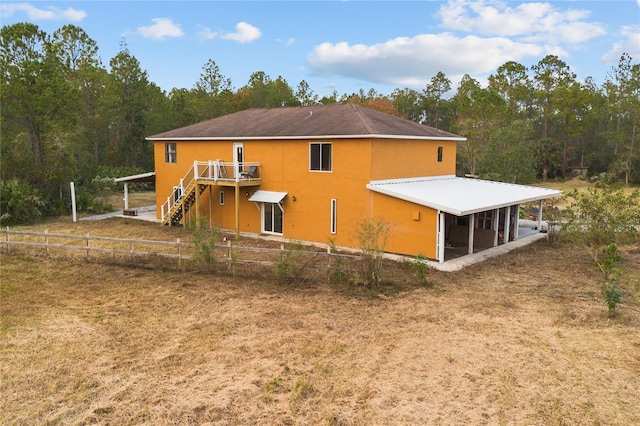 view of rear view of house