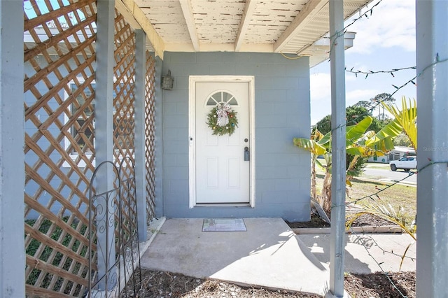 view of property entrance