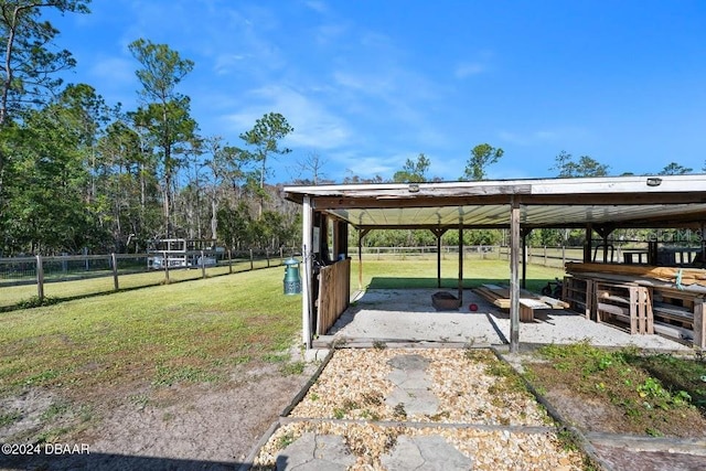 exterior space featuring an outdoor structure