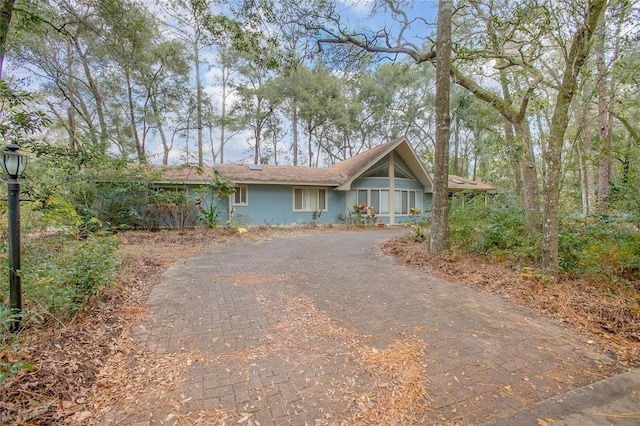 view of ranch-style house