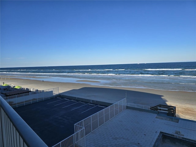 water view with a beach view