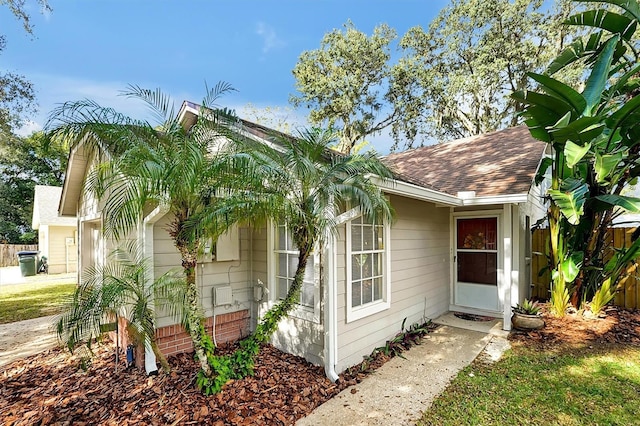 view of front of home