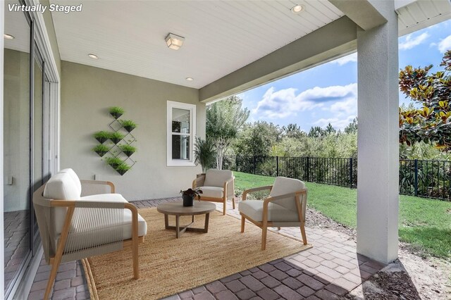 430 Cypress Hills Way, Deland, FL 32724 - view of patio with an outdoor living space