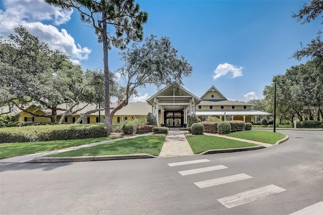 430 Cypress Hills Way, Deland, FL 32724 - view of front of property with a front lawn