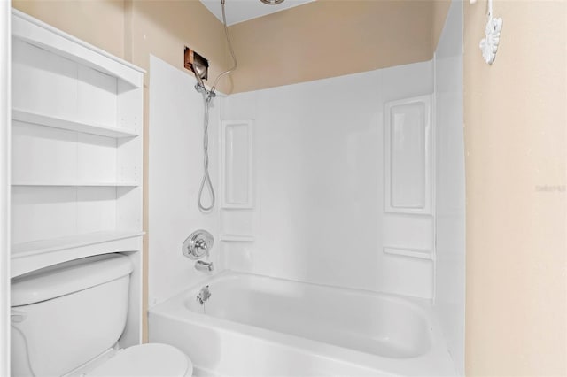 bathroom with  shower combination and toilet