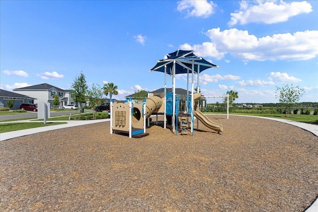 view of jungle gym