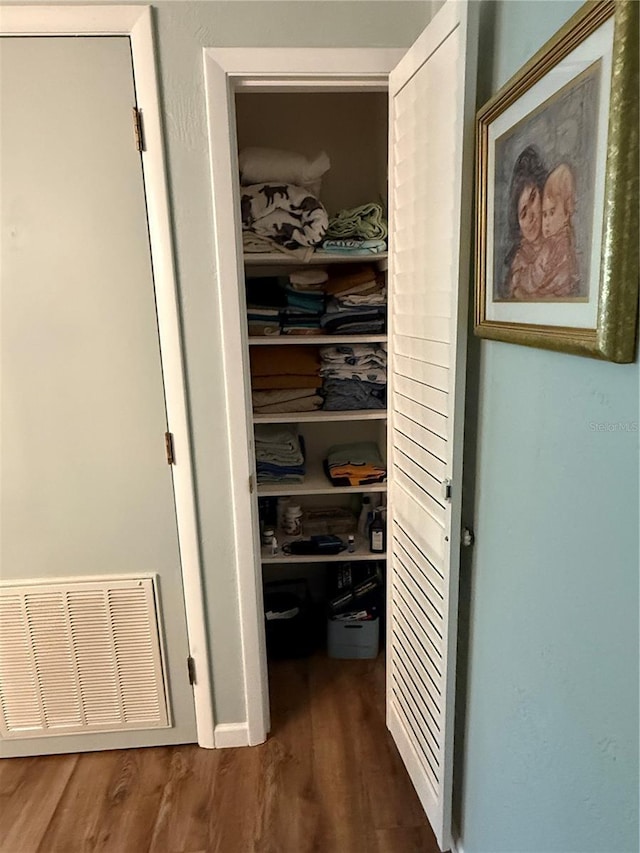 view of closet