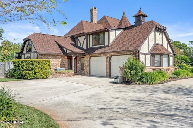 view of home's exterior featuring a garage