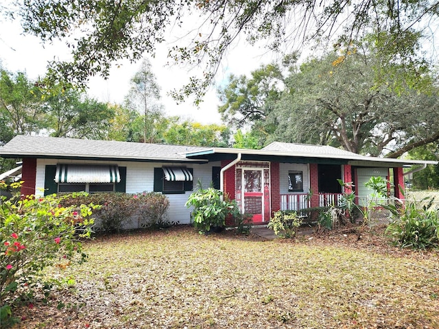 ranch-style house with a garage