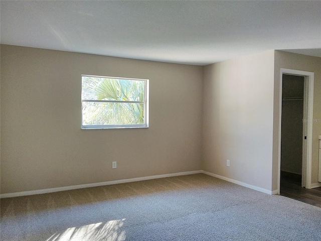 unfurnished room with carpet flooring