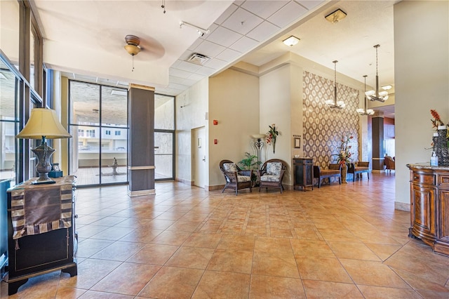 view of community lobby